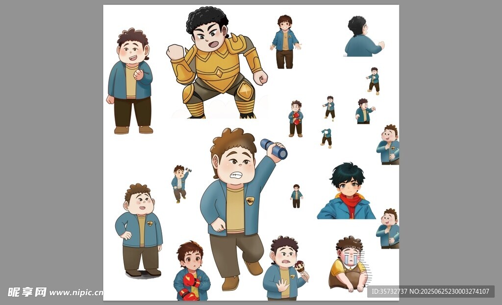 卡通人物插畫集合