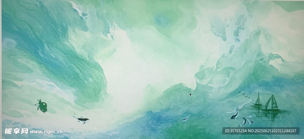 大海背景桁架拍照意境清新打卡
