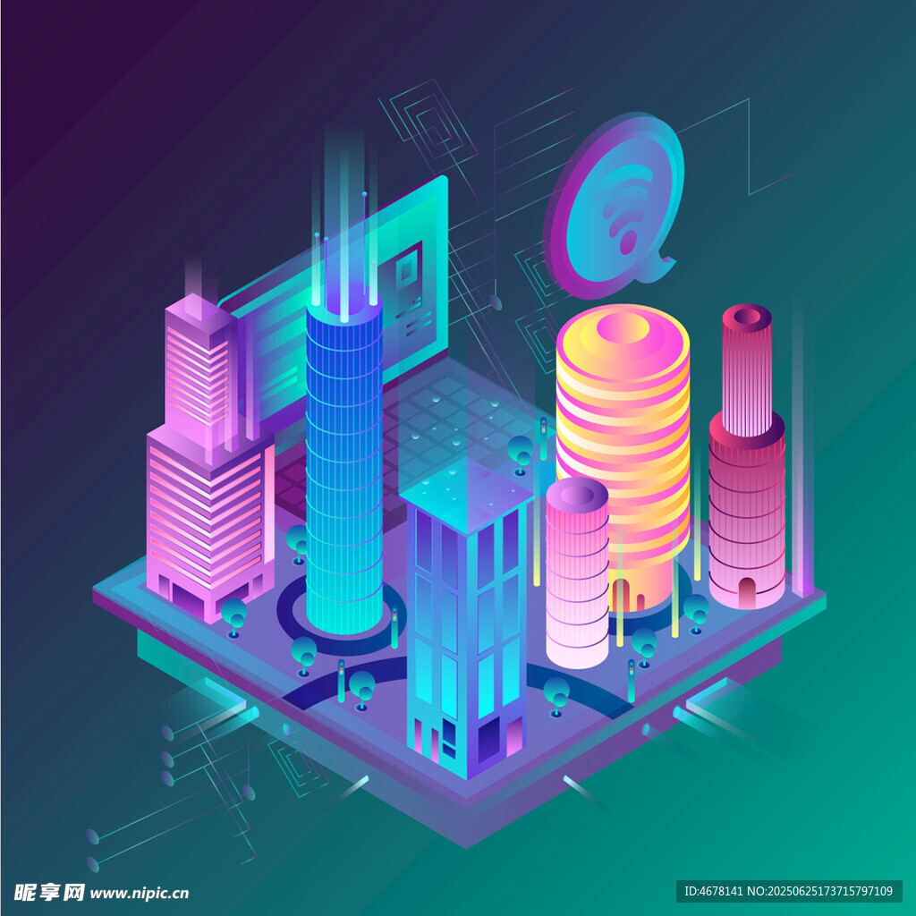科技金融城市景觀