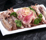 新鮮魷魚拼盤 肉質(zhì)鮮嫩