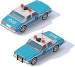 兩輛警用巡邏車
