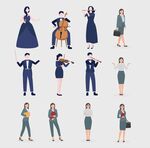 多樣職業(yè)女性形象展示