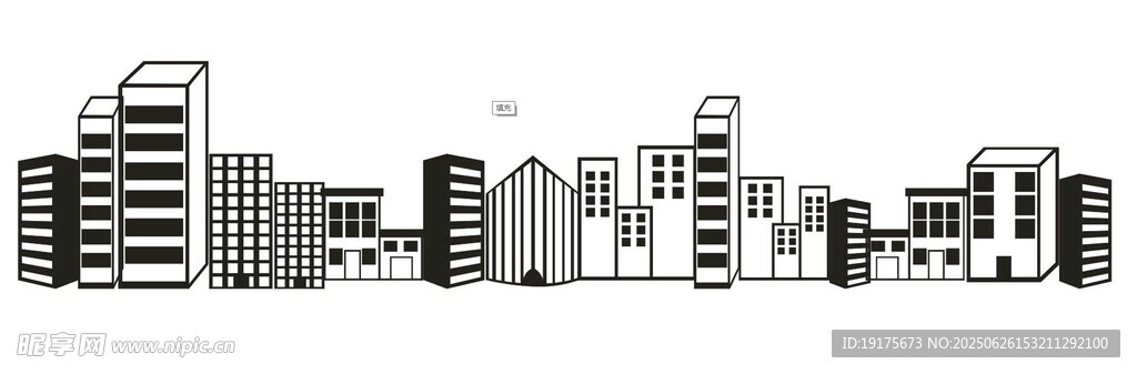 現(xiàn)代城市建筑天際線