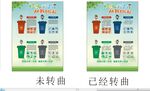 垃圾分類宣傳海報(bào)對比