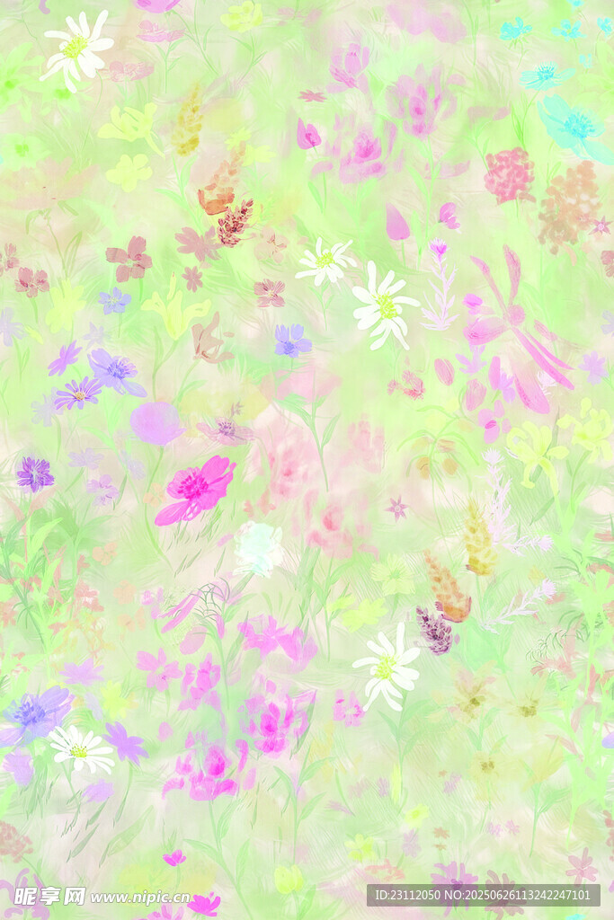 清晰花草