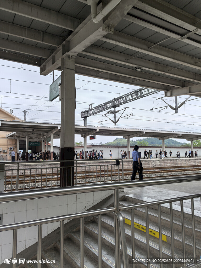 火車站臺場景