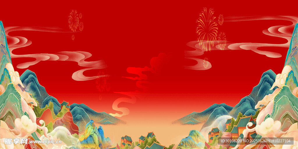紅色主背景