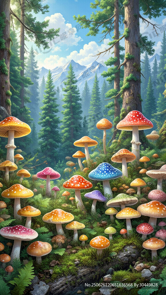 夢幻森林  蘑菇   新鮮