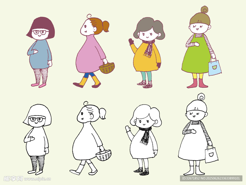卡通女孩