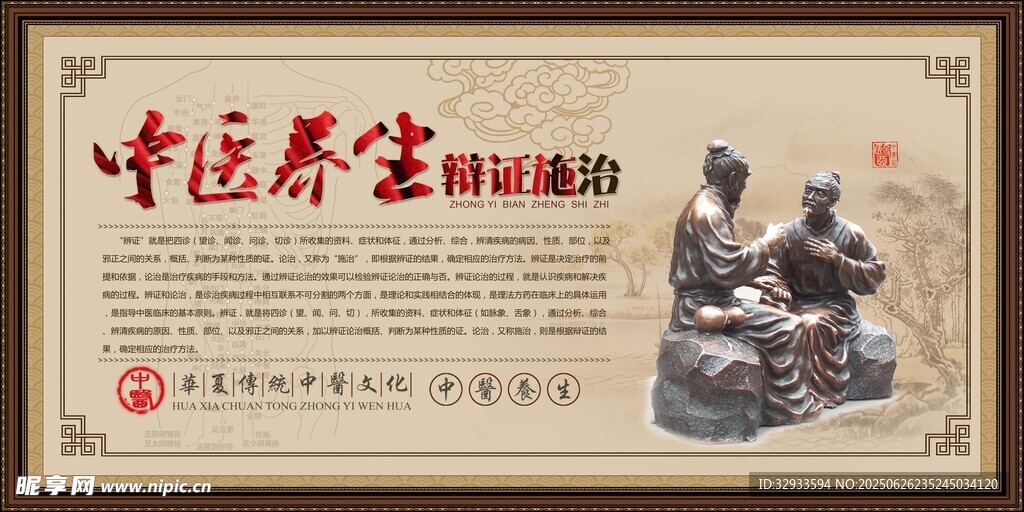 中醫(yī)養(yǎng)生傳統(tǒng)中醫(yī)文化展板 