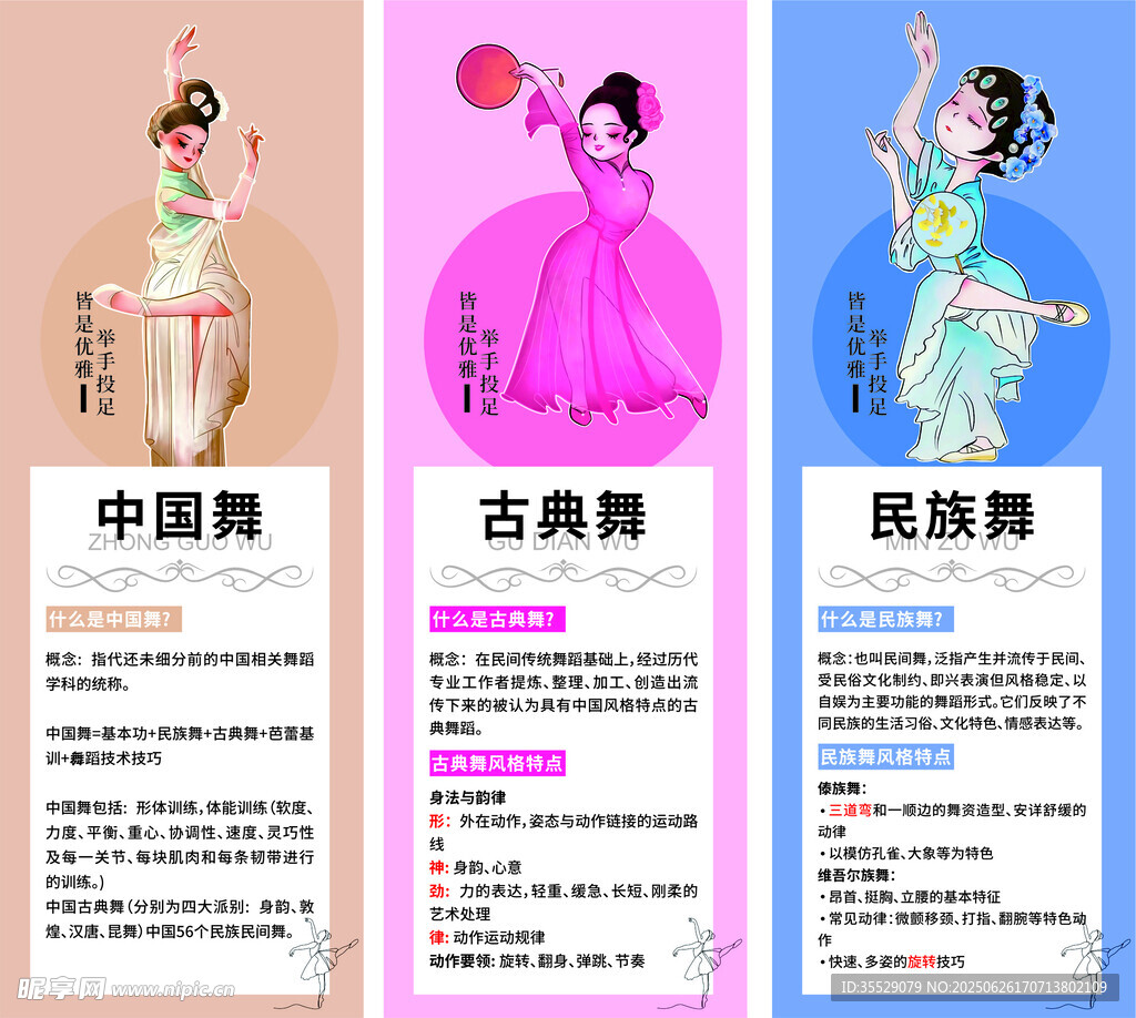 舞蹈海報裝飾