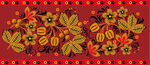 復(fù)古花卉圖案裝飾織物