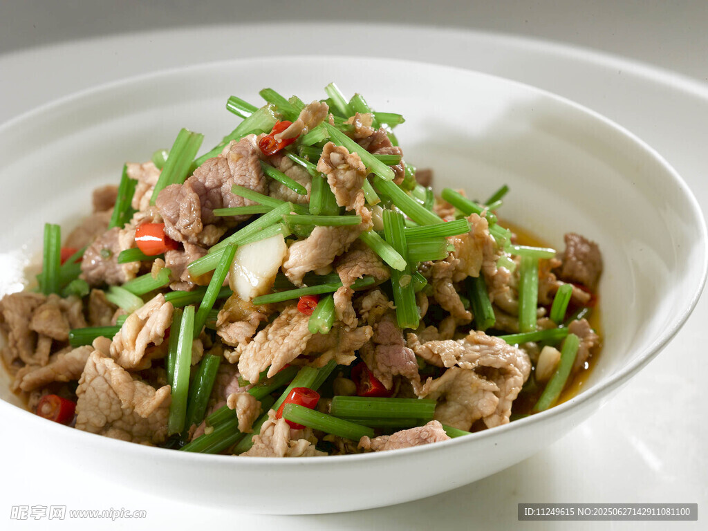 青菜炒肉