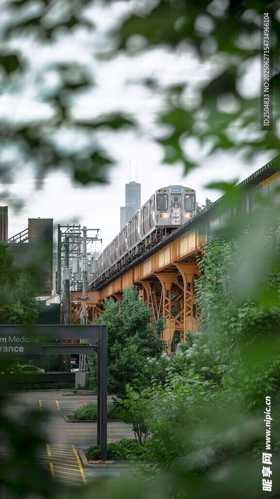 林間木橋 城市中的靜謐景致