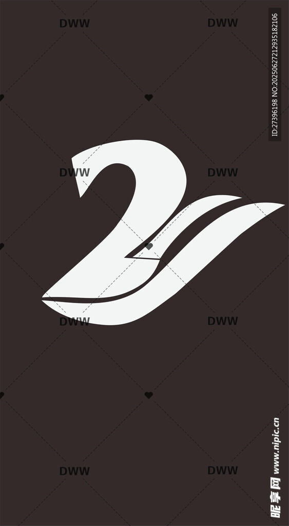 簡(jiǎn)約天鵝標(biāo)志設(shè)計(jì)