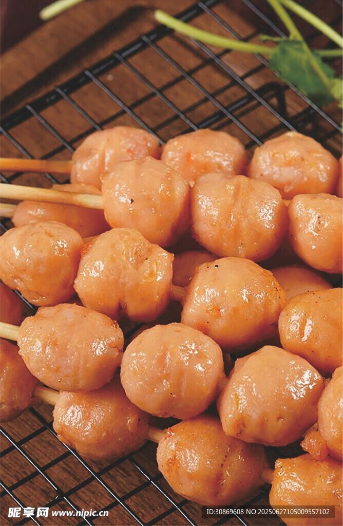 蝦圓串