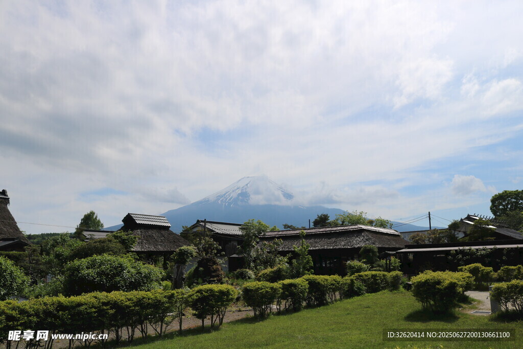 富士山下的田園風(fēng)光