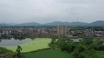 鄉(xiāng)村河畔風(fēng)光俯瞰圖