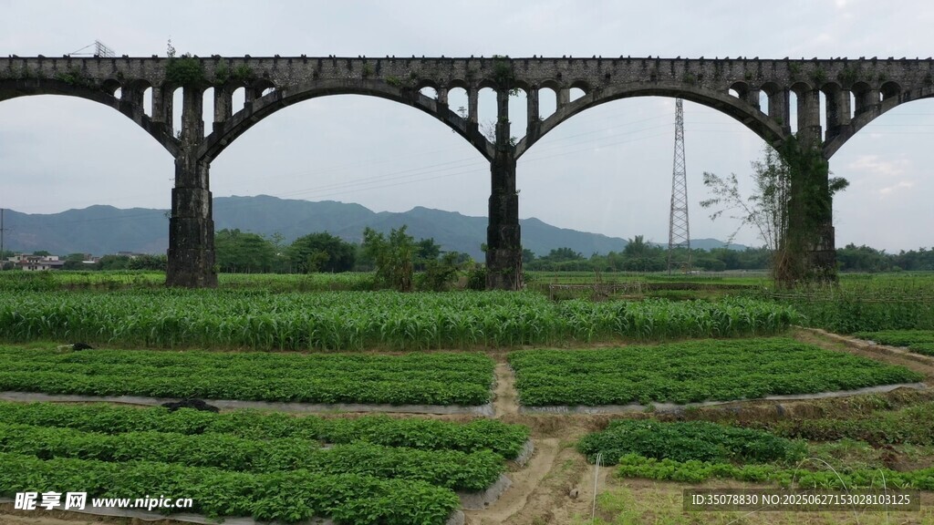 田野上的高架橋
