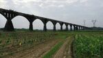 田野上的拱形高架橋