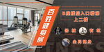 百姓健身房樓層導(dǎo)視指引牌