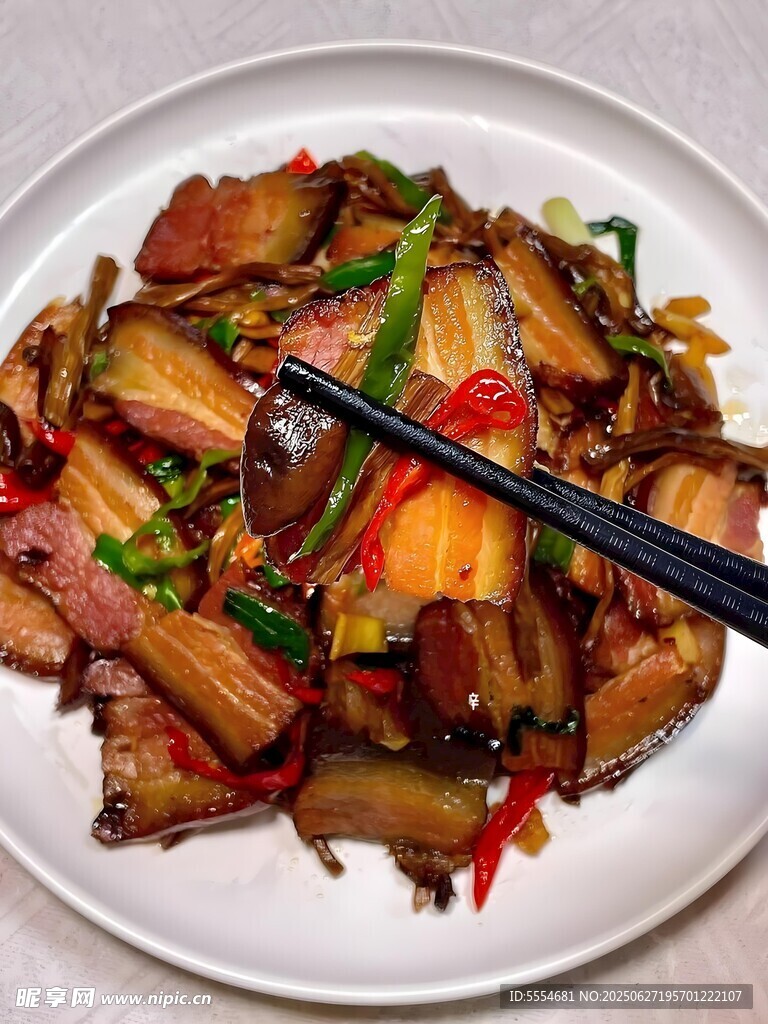 茶樹菇臘肉