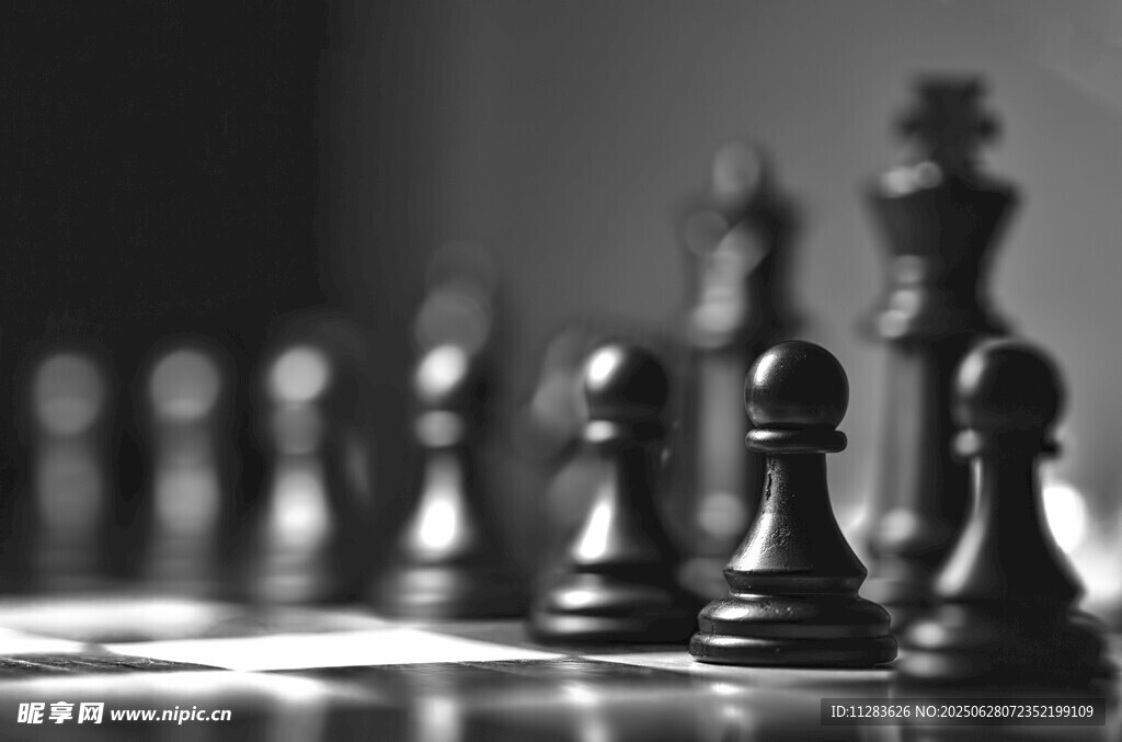 黑白棋盤上的國際象棋
