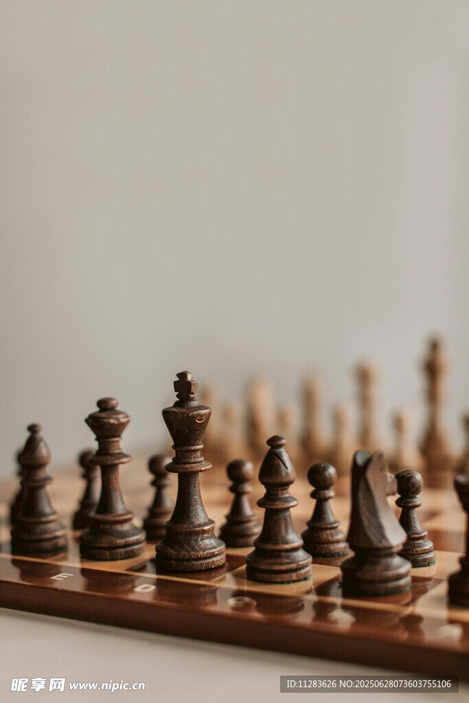 棋盤上的精致棋子