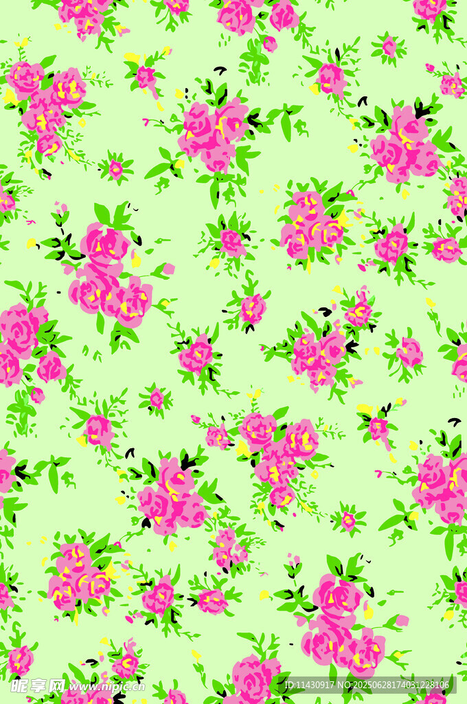 色塊花