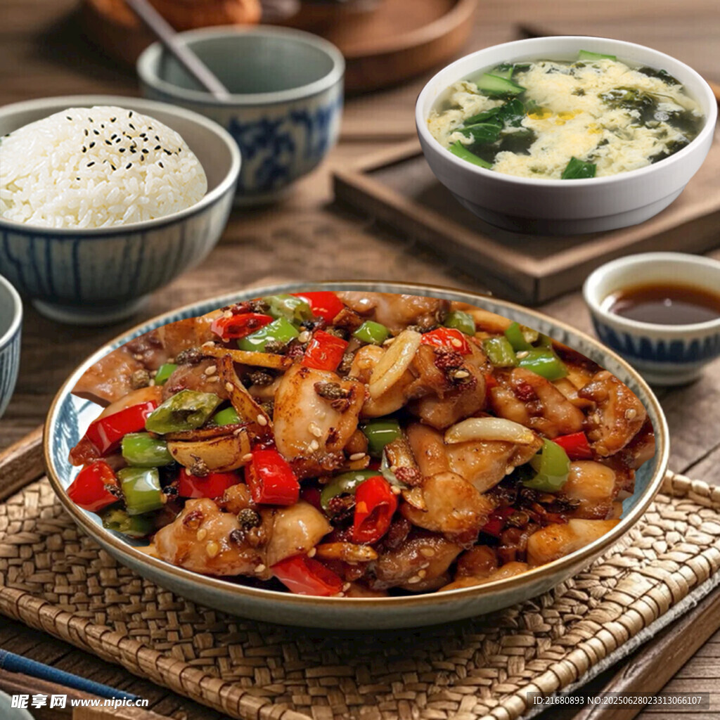 椒麻噴香雞