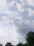 天空中飄浮的白云