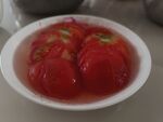 碗中新鮮西紅柿