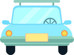 卡通矢量圖小汽車