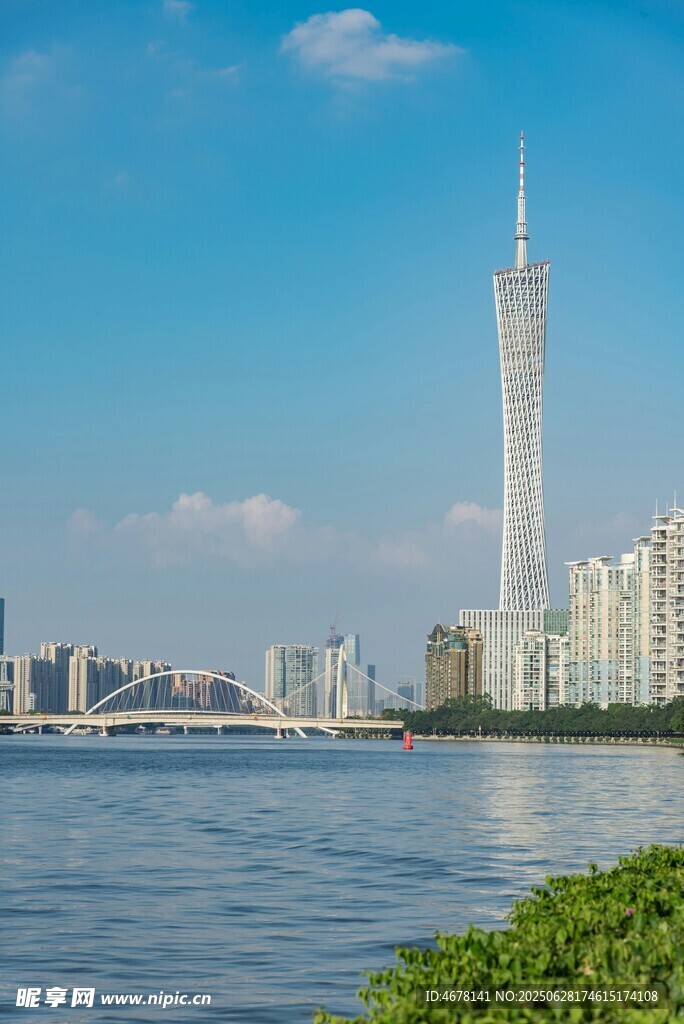 廣州城市天際線與江景