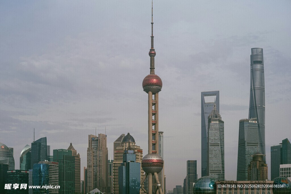 上海外灘標(biāo)志性城市景觀