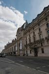 歐式街道旁的古典建筑