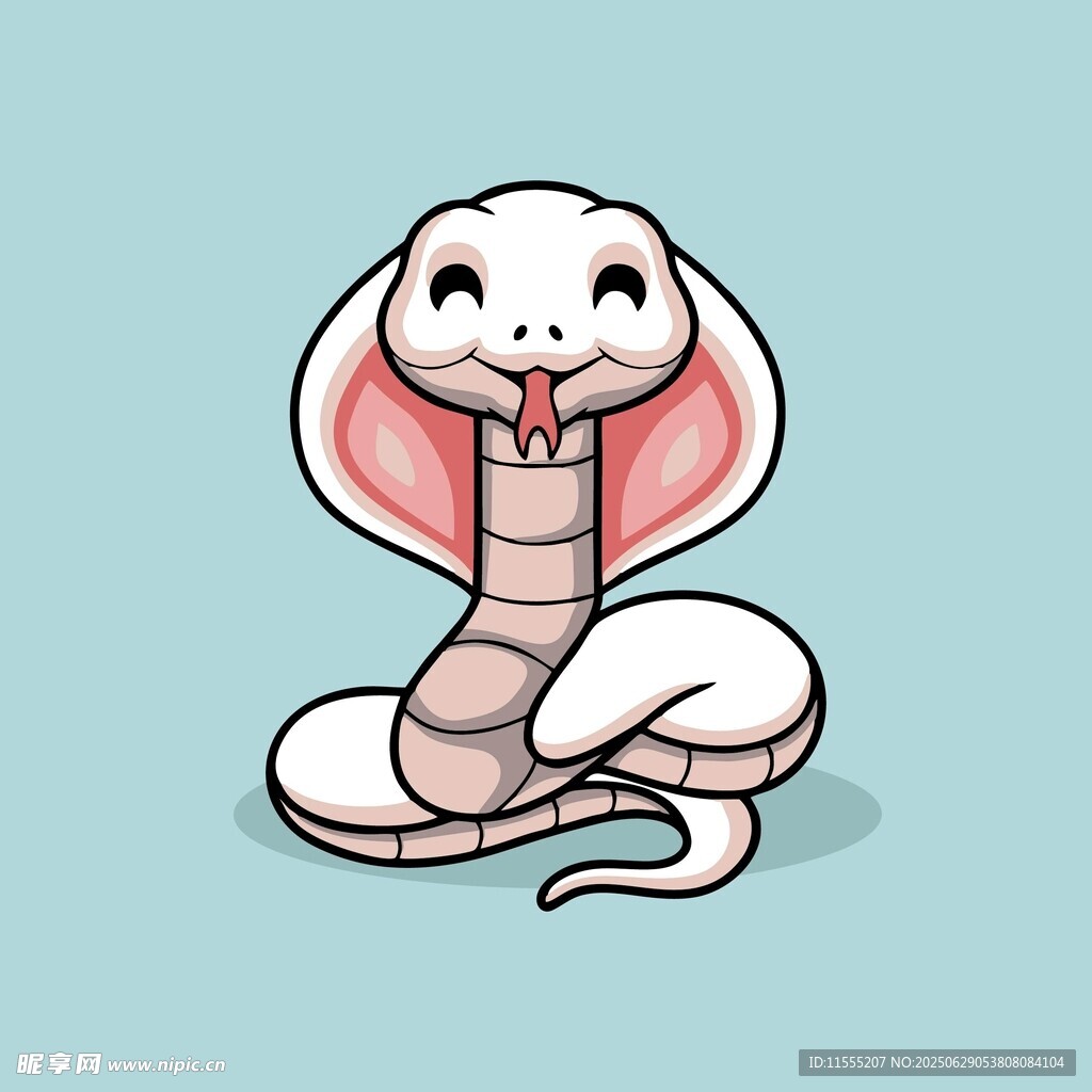 可愛(ài)卡通小蛇形象
