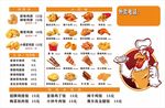 炸雞店價目表