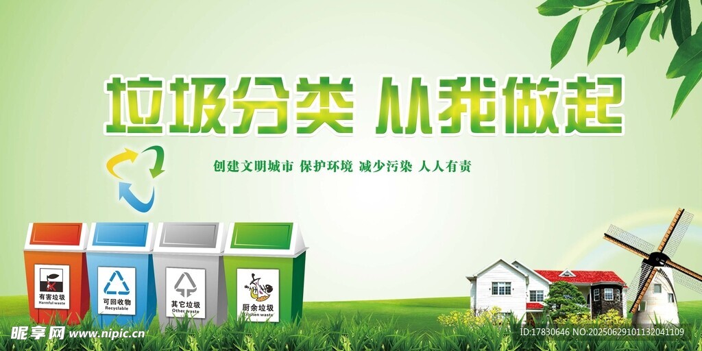 垃圾分類宣傳海報