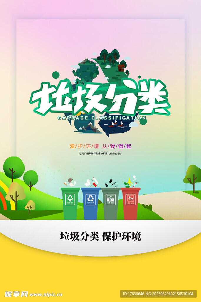 垃圾分類宣傳海報(bào)