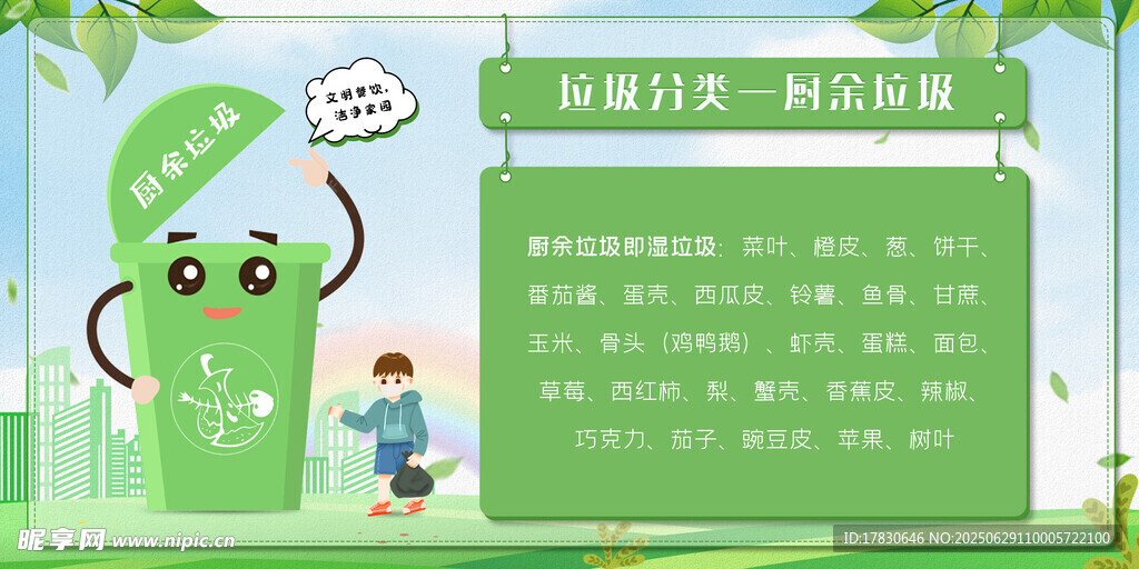 垃圾分類海報