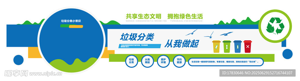 垃圾分類文化墻
