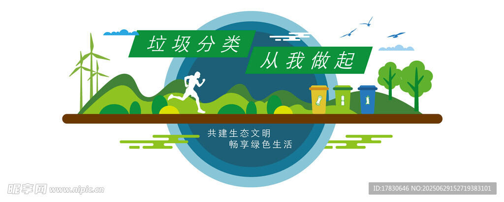 垃圾分類文化墻