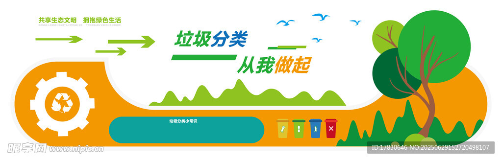 垃圾分類文化墻