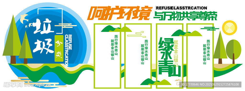 垃圾分類文化墻