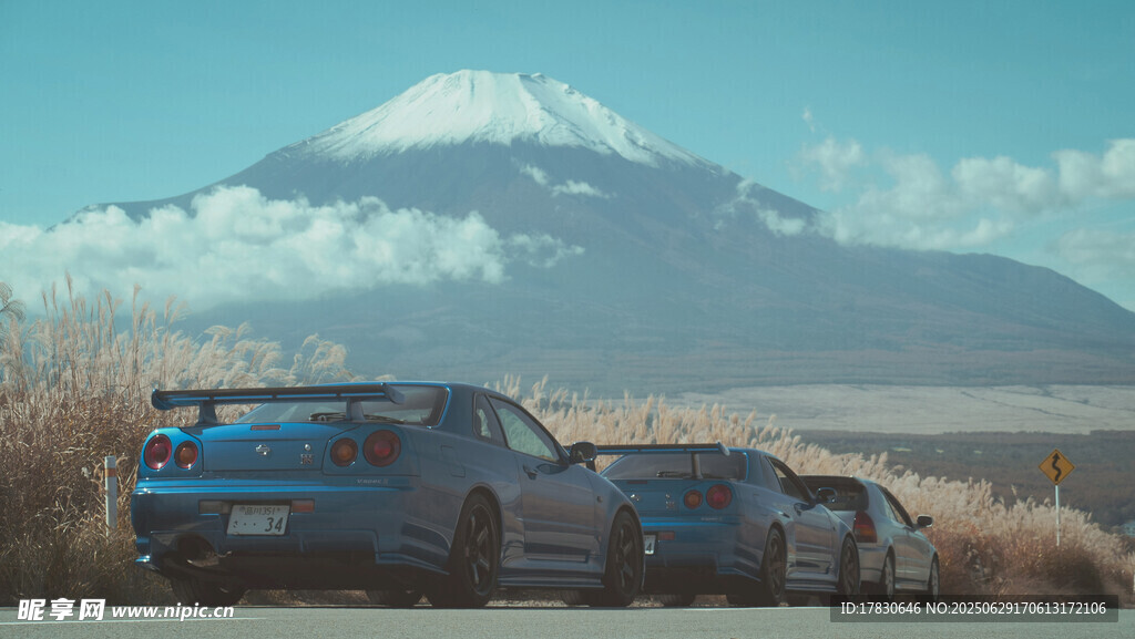 日本富士山照片