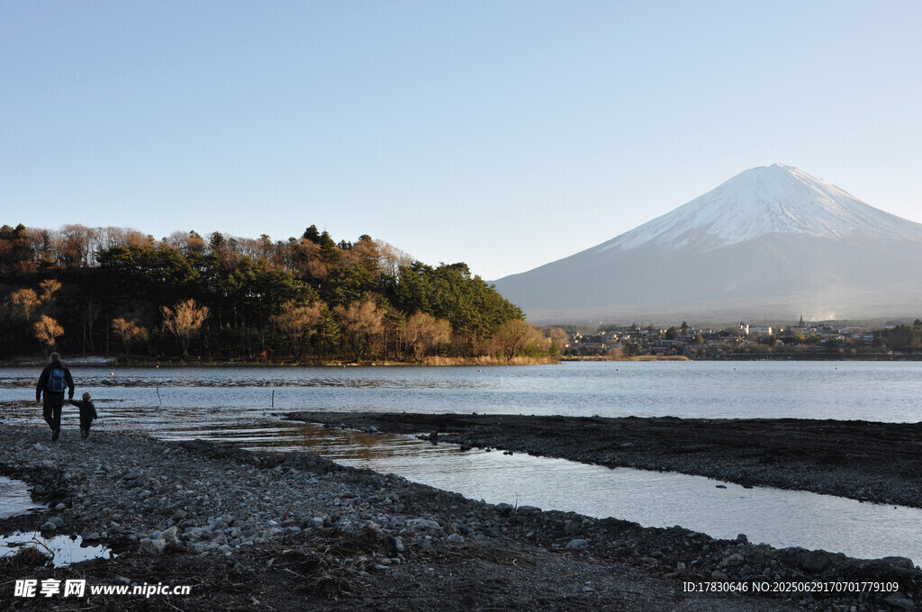 日本富士山照片