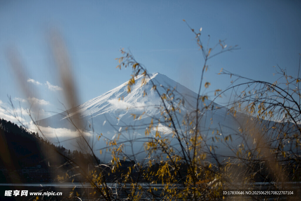日本富士山照片