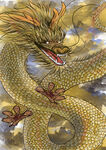 金色祥龍圖