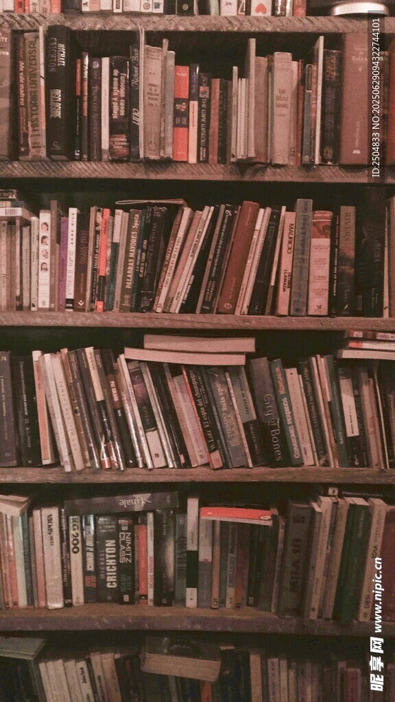 書架上的海量書籍